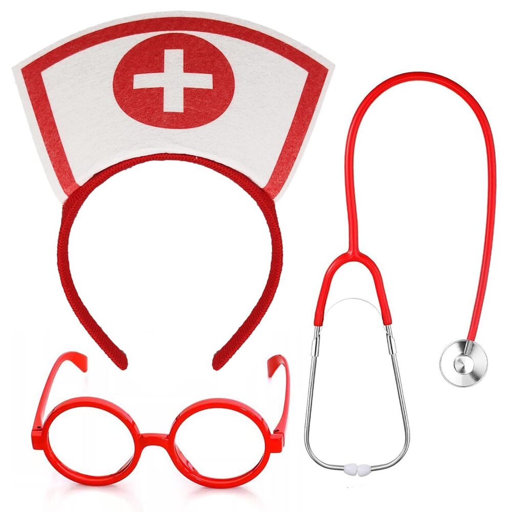 8696 Nurse Costume Accessoriess Halloween Nurse Hat Costume